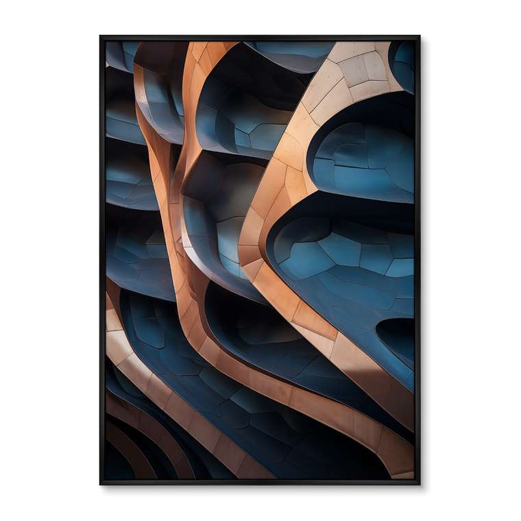 Репродукция картины Form, light and shadow, No 1, 2024г.