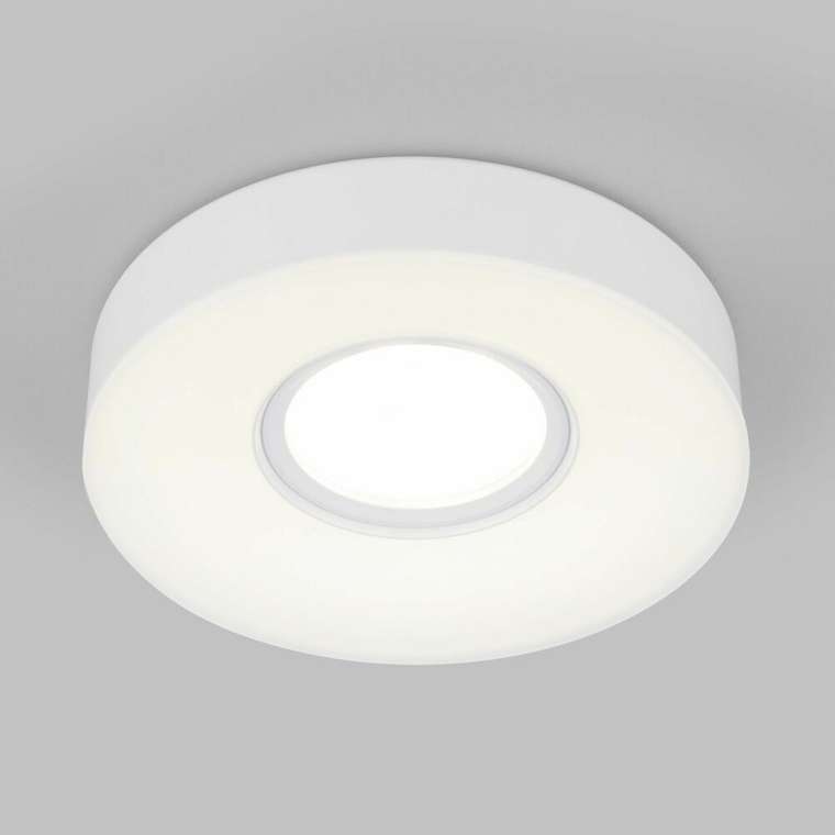 Встраиваемый потолочный светильник со светодиодной подсветкой 2240 MR16 WH белый Cleor