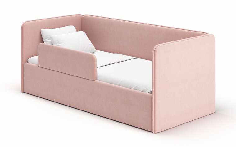 Кровать-диван Leonardo 80х180 розового цвета с подъемным механизмом