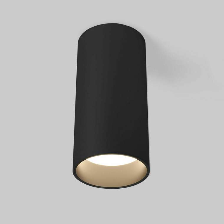 Накладной светодиодный светильник Diffe черного цвета