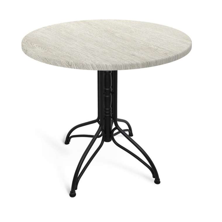 Обеденный стол Francis серо-черного цвета
