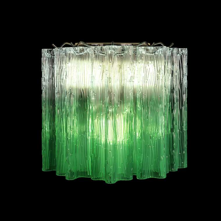 Настенный светильник Murano 10580W Clear green (стекло, цвет зеленый)