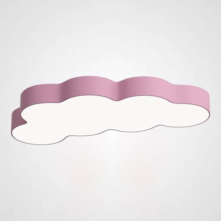 Потолочный светильник Cloud L розового цвета