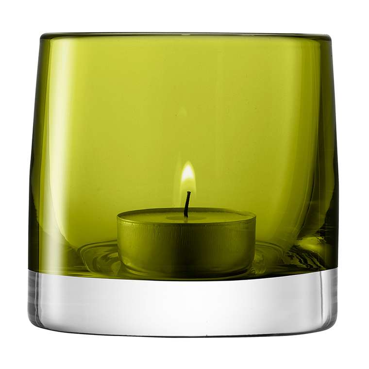 Подсвечник для чайной свечи light colour зелёный