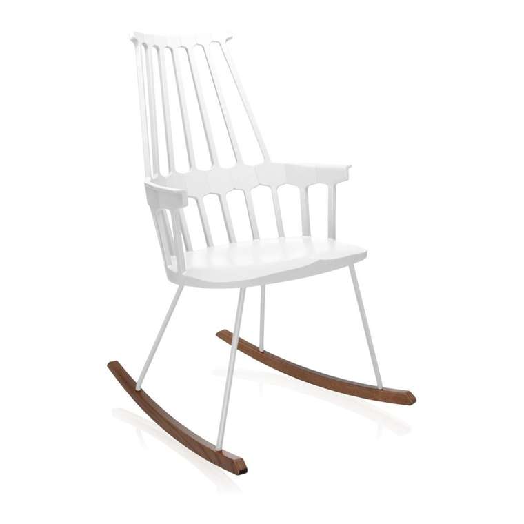 Кресло-качалка Comback белого цвета