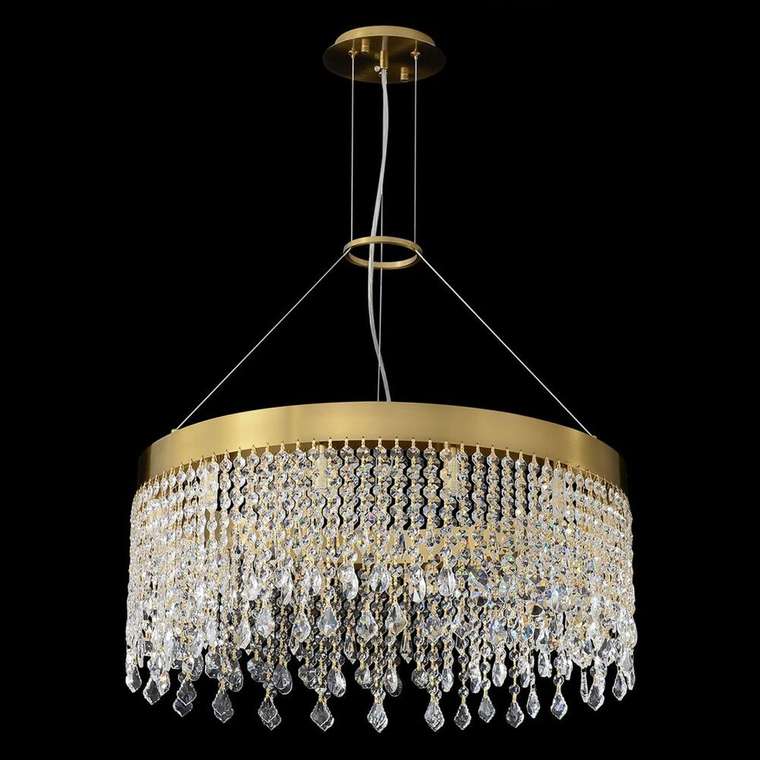 Подвесная люстра AQUA SP12 (хрусталь, цвет прозрачный)