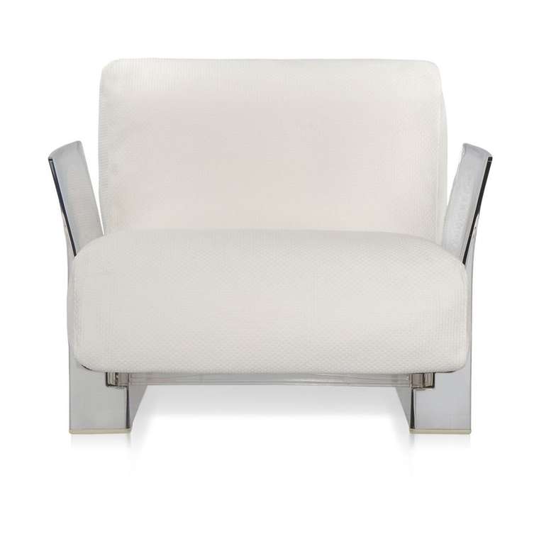 Кресло Pop белого цвета