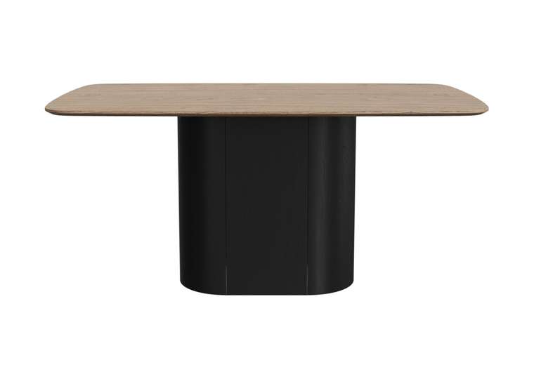 Обеденный стол Type 160 черно-бежевого цвета
