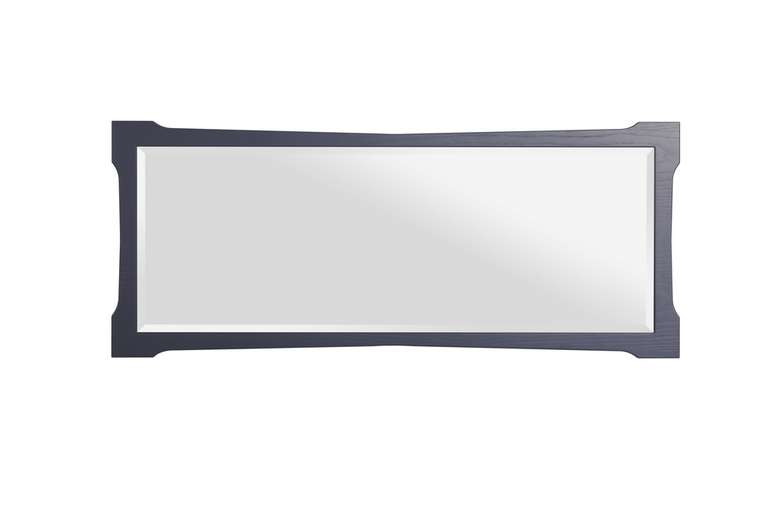 Настенное зеркало Soho темно-серого цвета
