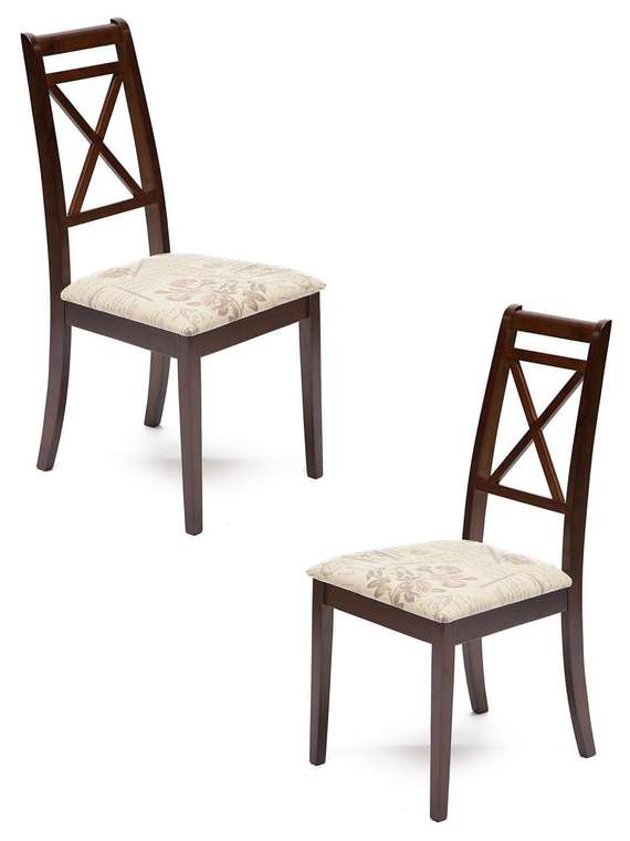 Комплект из двух стульев Picasso коричневого цвета