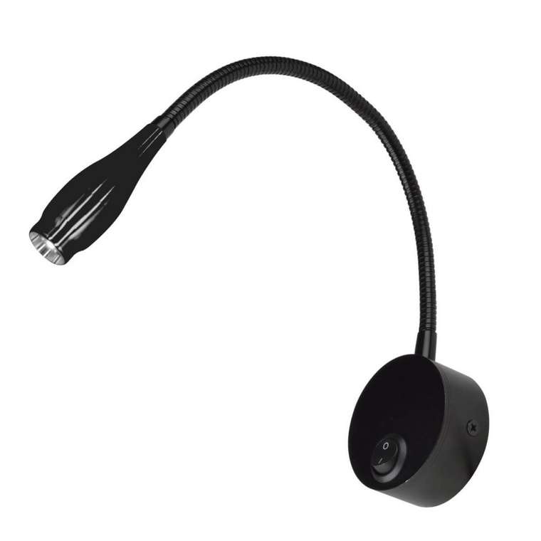 Спот светодиодный для чтения с выключателем ULT-F22-3W/4000K IP20 Uniel BLACK