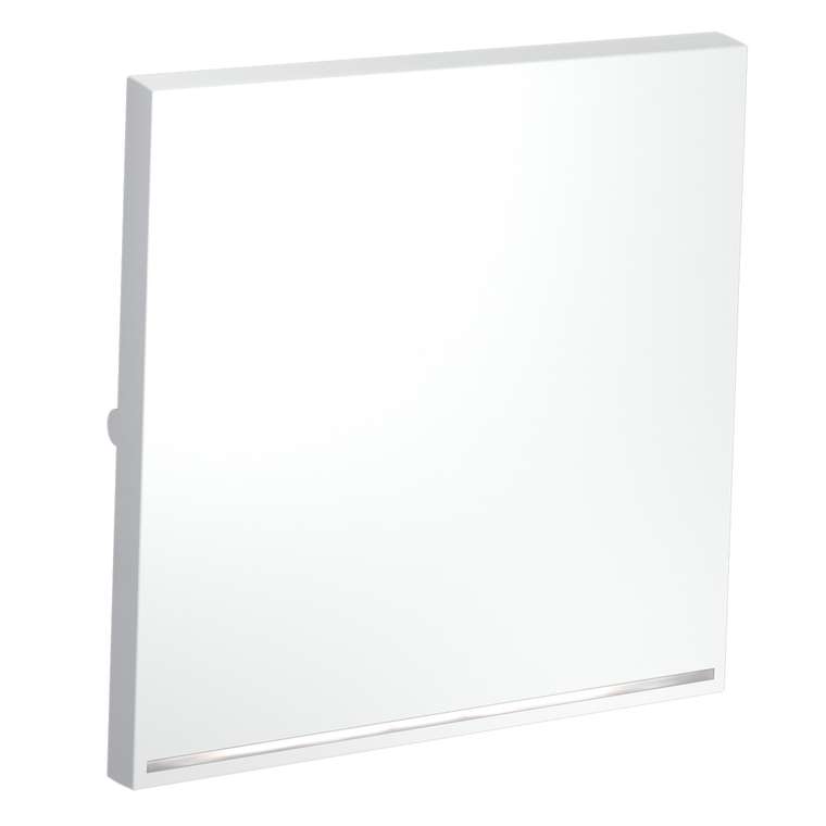 Клавиша для выключателя/переключателя одноклавишного с подсветкой, S70 (белый матовый)