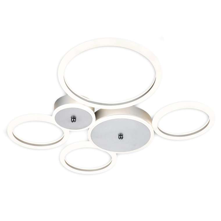 Потолочная люстра Saturn 10268/6LED Silver (акрил, цвет белый)