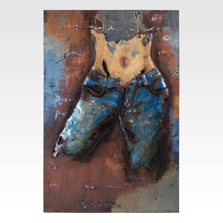 Инсталляция I like jeans