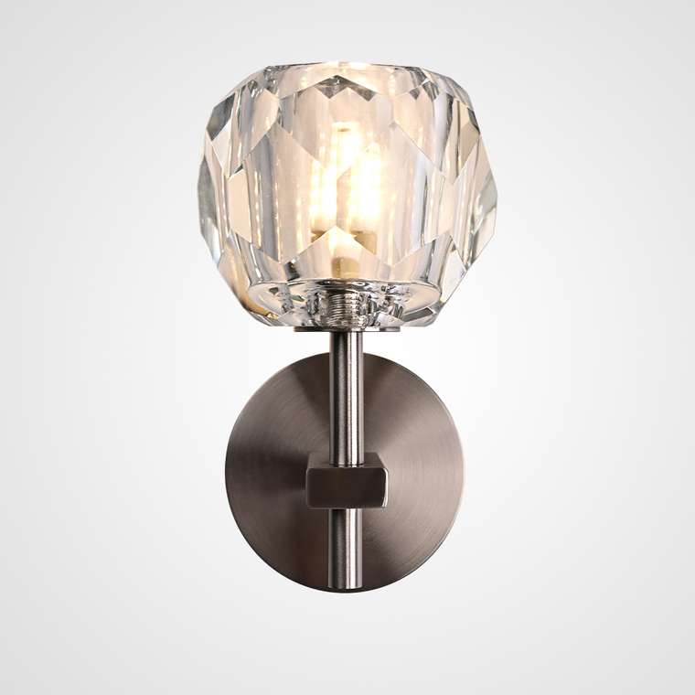 Бра RH Boule de Cristal Single Sconce Никель