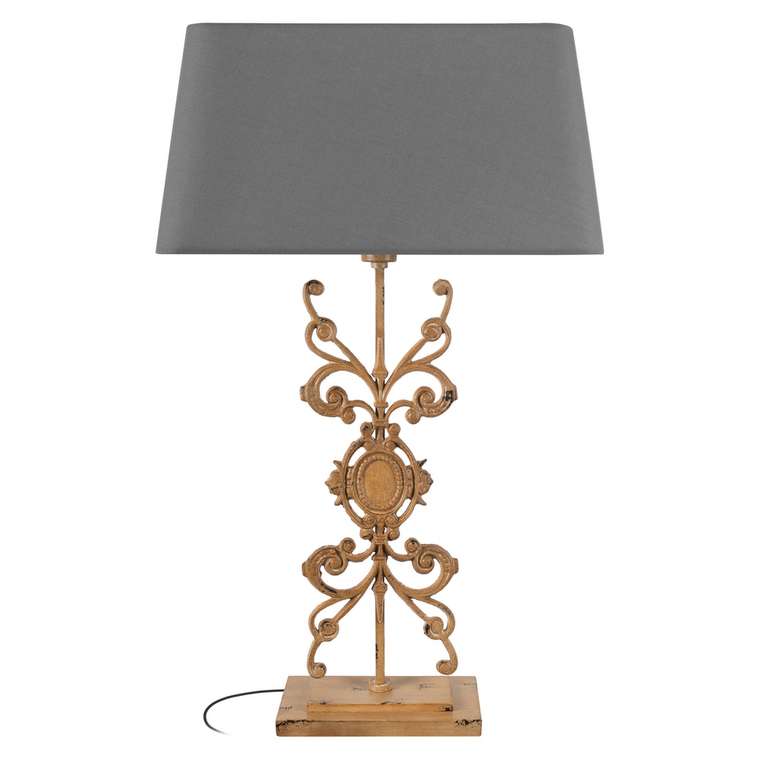 Настольная лампа LACE 10439T/B (ткань, цвет серый)