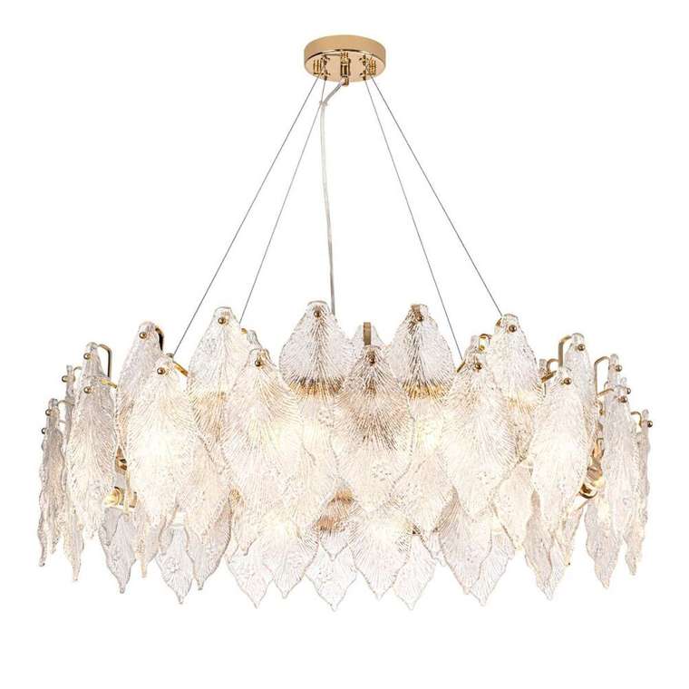 Подвесная люстра ML.2293.800 GD (стекло, цвет прозрачный)