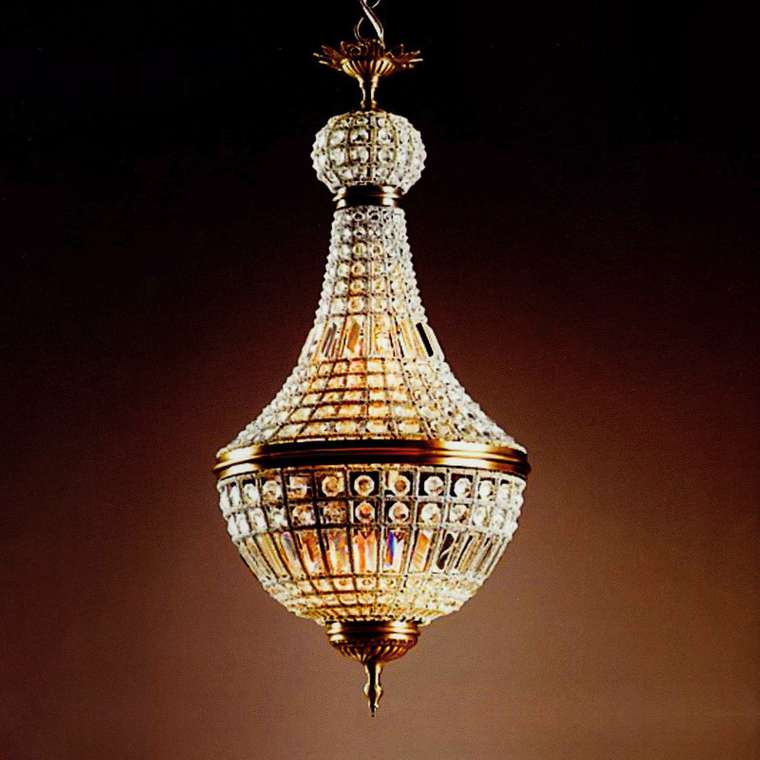 Подвесной светильник DeLight Collection из прозрачных хрустальных подвесок и кристаллов