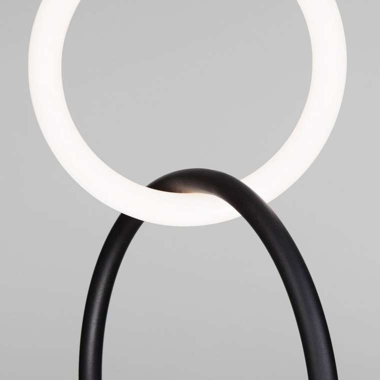 Подвесной светодиодный светильник Rim бело-черного цвета