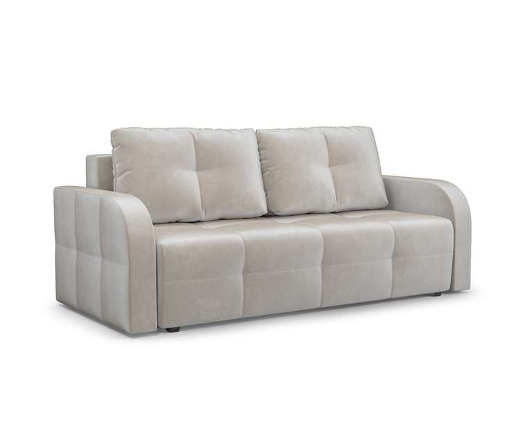 Прямой диван-кровать Марсель 3 светло-бежевого цвета