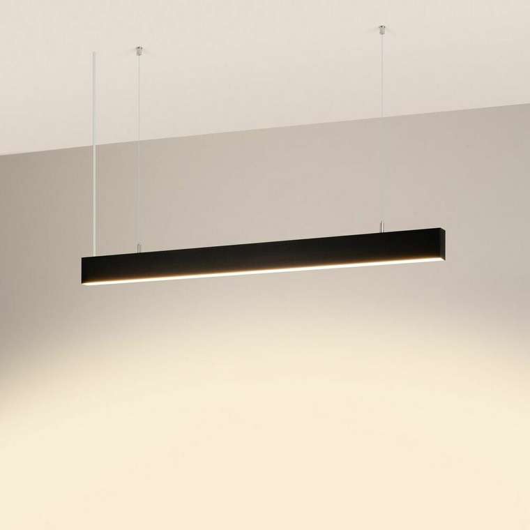 Линейный подвесной светильник Arlight SP-LINE-HANG-3567-L960-32W Warm3000 (BK, 120 deg, 230V) 056355