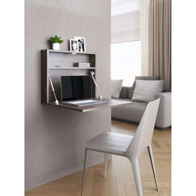 Настенный откидной стол для ноутбука Holidays цвета венге