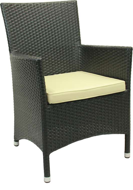 Кресло садовое Garda черного цвета