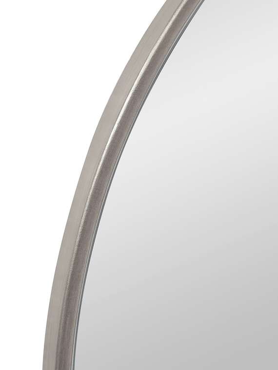 Настенное зеркало Ala XS в раме серебряного цвета
