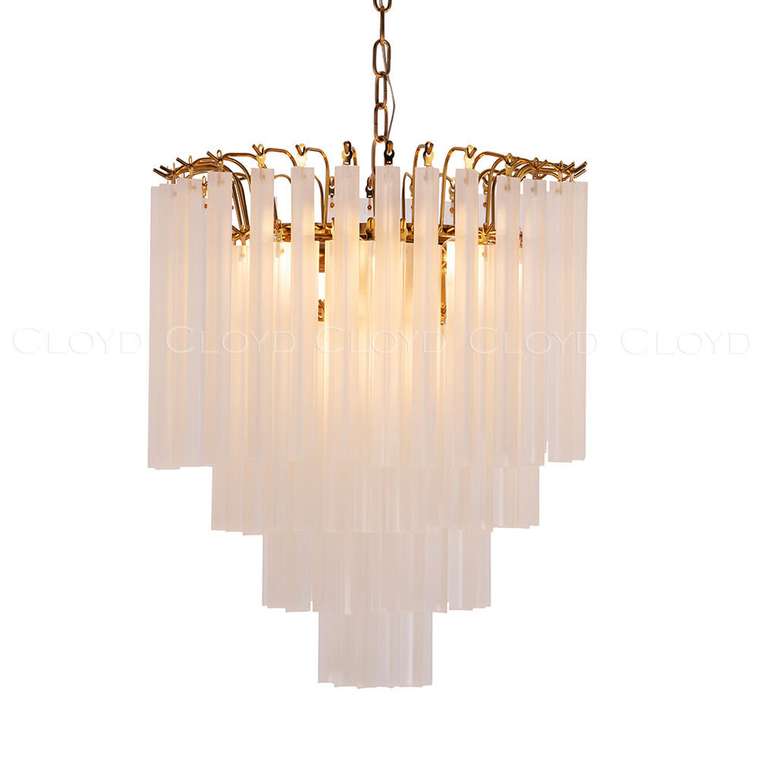 Подвесная люстра LIBRETTO C9 латунного цвета