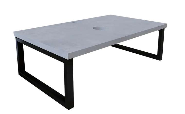 Подвесная столешница под раковину Grunge Loft 80 светло-серого цвета
