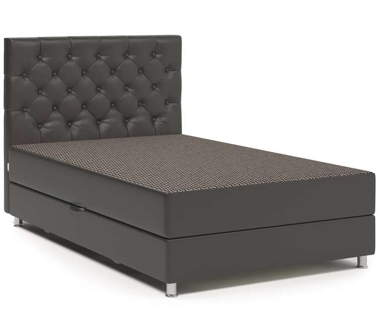 Кровать тахта Шармэль 120х198 шоколадного цвета с подъемным механизмом