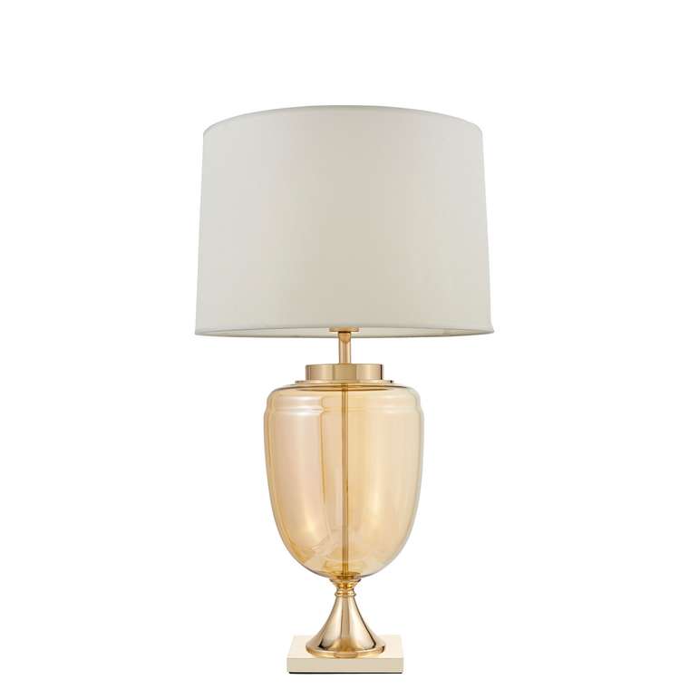 Настольная лампа Olimpia бело-золотого цвета