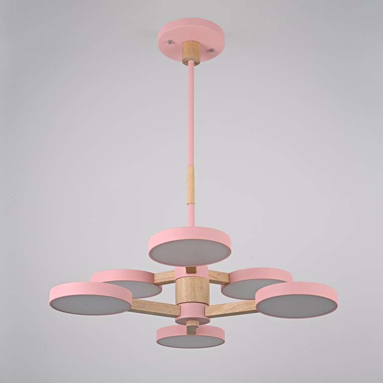 Подвесная люстра TURNA DBL L6 Pink