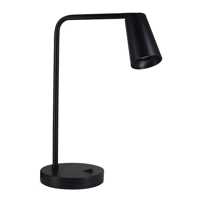 Настольная лампа DE185 48424 (металл, цвет черный)