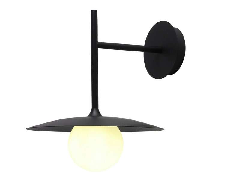 Настенный светильник Элисон черный d25 L30 h26 GU9 1*10W