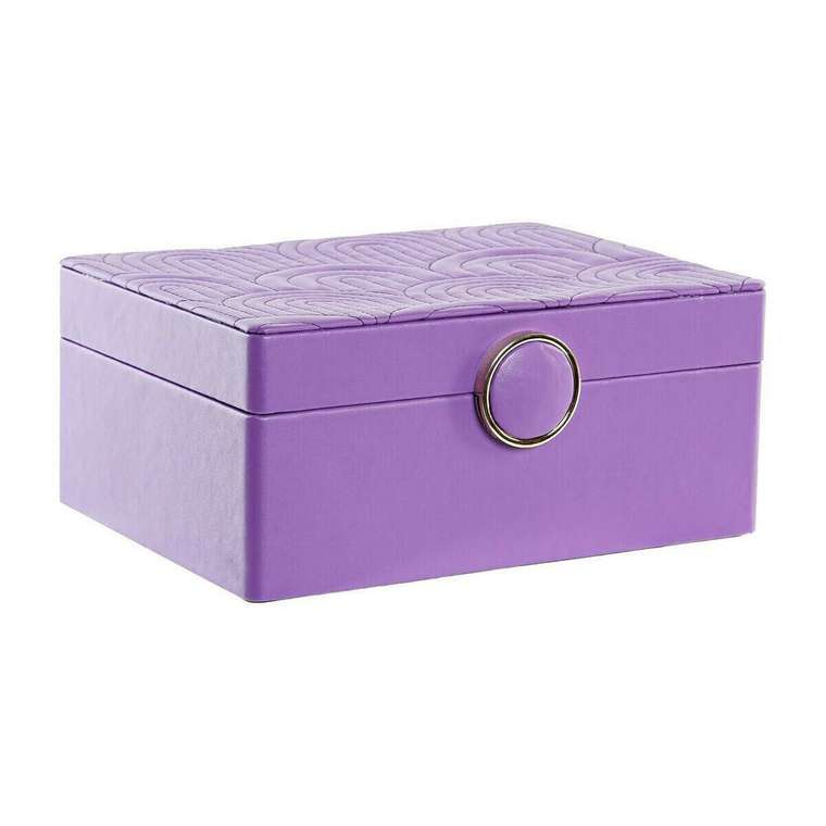 Шкатулка Лиловый Деревянный MDF 17 x 13 x 8,5 cm
