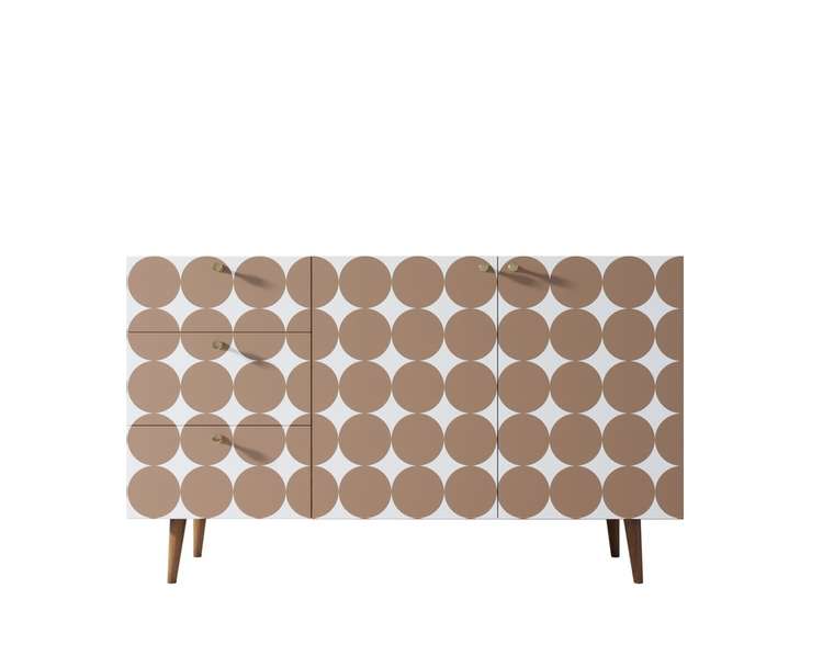 Комод Berber с двумя дверцами и тремя ящиками 17 принт