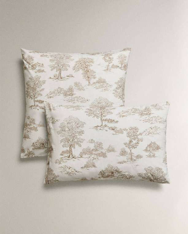 Toile de Jouy лесная наволочка