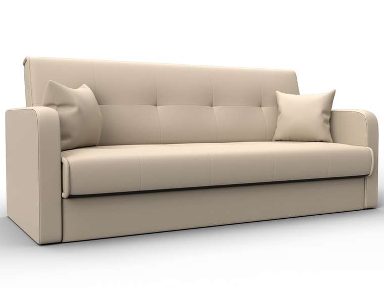 Диван-книжка Надежда бежевого цвета (экокожа)