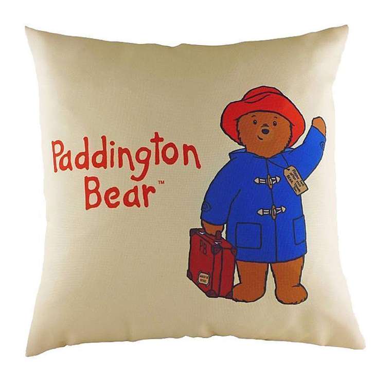  Подушка с принтом Paddington Bear