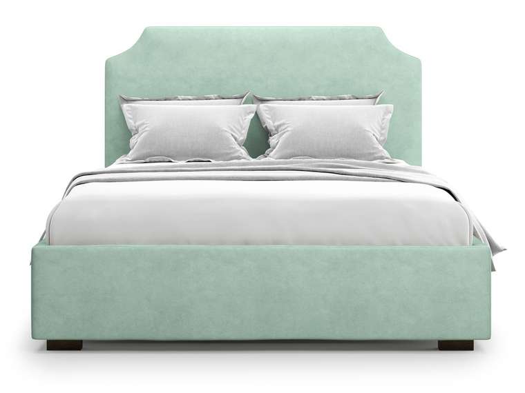 Кровать Izeo 160х200 мятного цвета с подъемным механизмом 