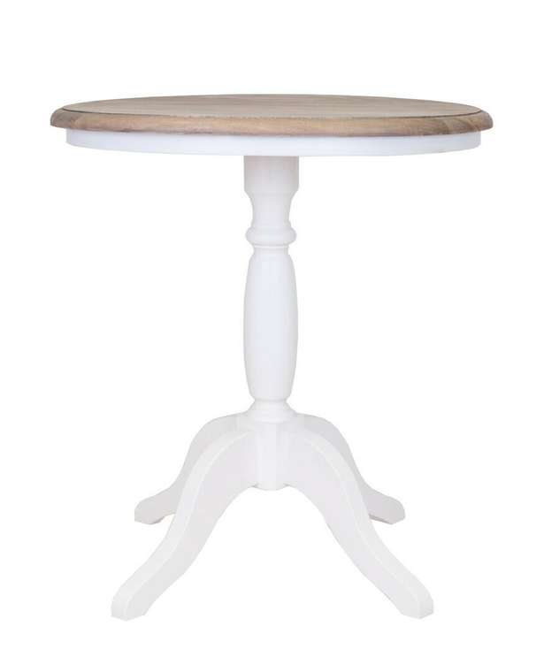 Кофейный Стол Valent white из массива дуба