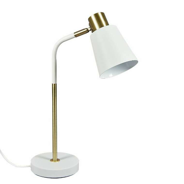 Настольная лампа UML-B700 E27 WHITE (металл, цвет белый)