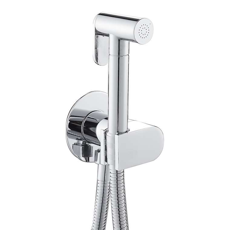 Гигиенический душ со смесителем встраиваемый ESKO SMH03, хром