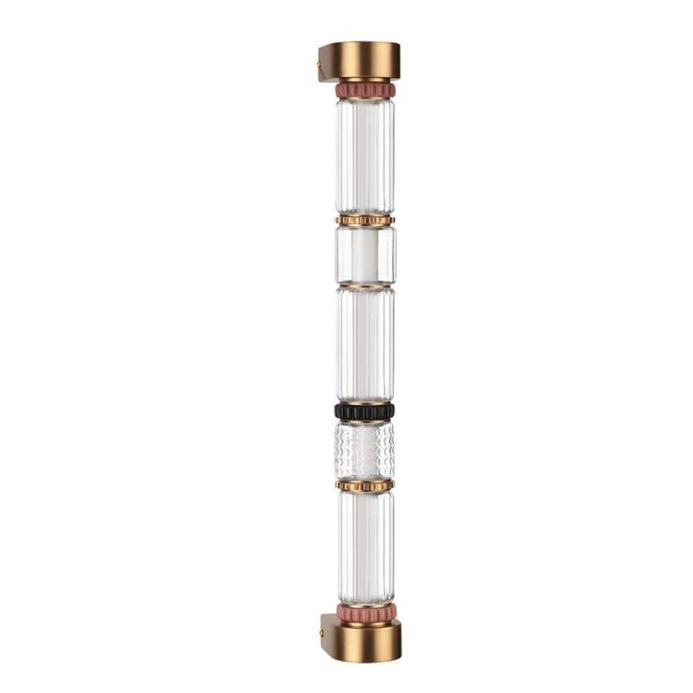 Настенный светильник Odeon Light Collier 5455/18WL сатин.латунь/терракот/черный LED 22W 4000K