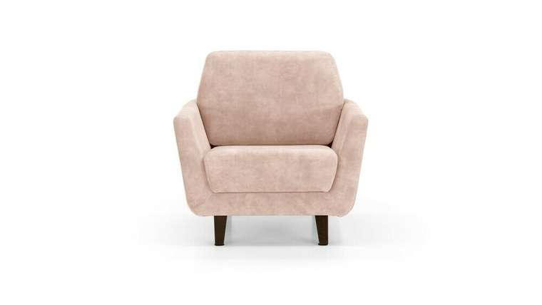 Кресло Глазго розового цвета