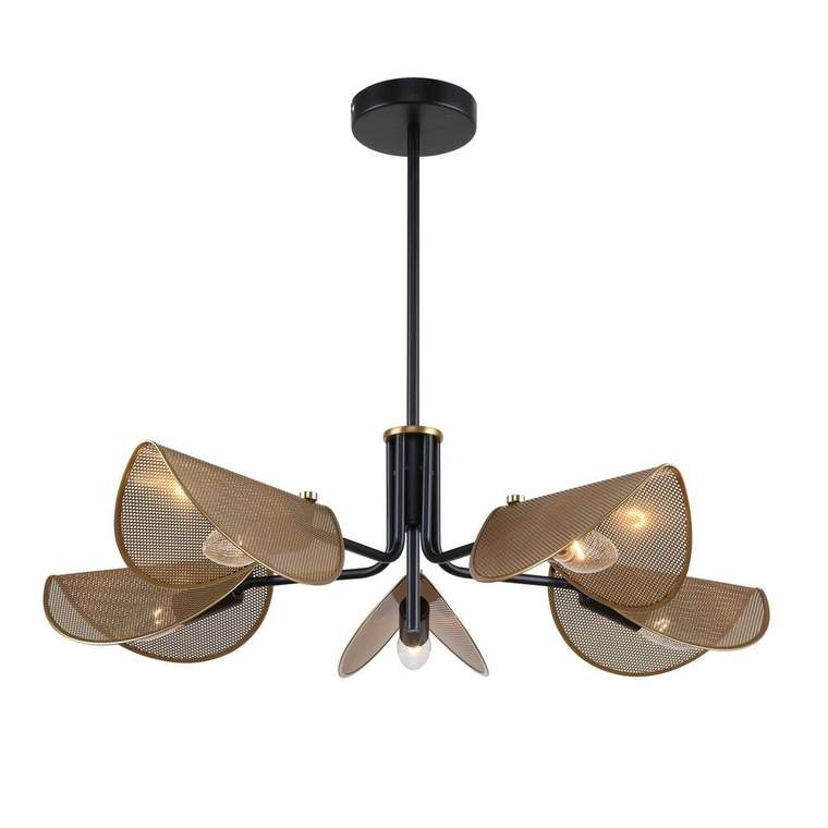 потолочная люстра Harsh латунь металл 5*E14*40W, excluded