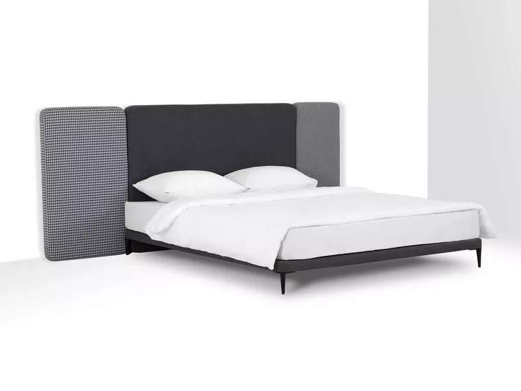 Кровать Licata 160х200 композиция 5 серого цвета