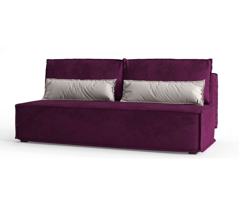 Диван-кровать Ли Рой Лайт в обивке из велюра фиолетового цвета