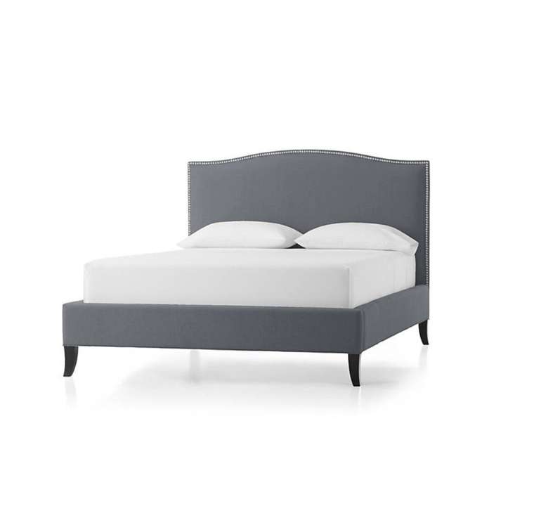 Кровать Jazz bed серая 160х200